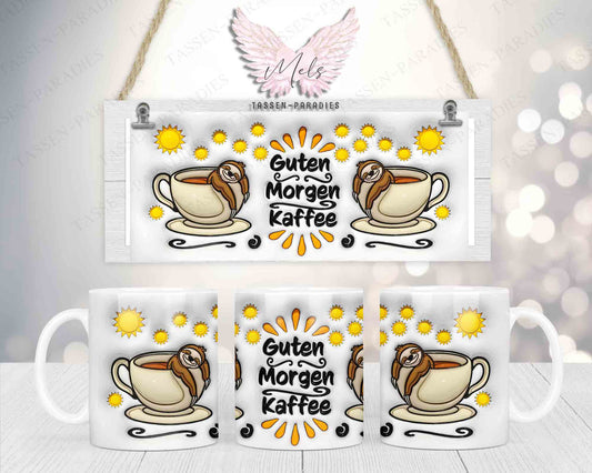 Guten Morgen Kaffee - 3D-Bild - Tasse