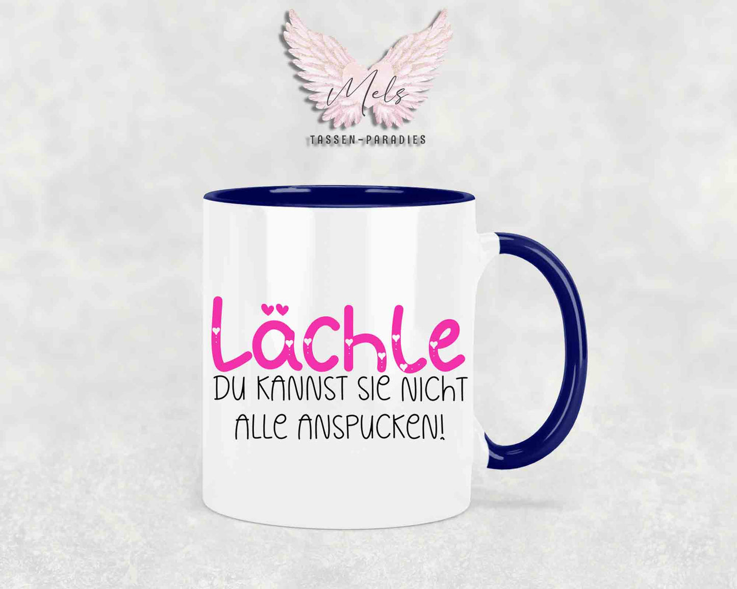 Lächle du kannst... - mit Bild - Personalisierte Tassen mit und ohne Name