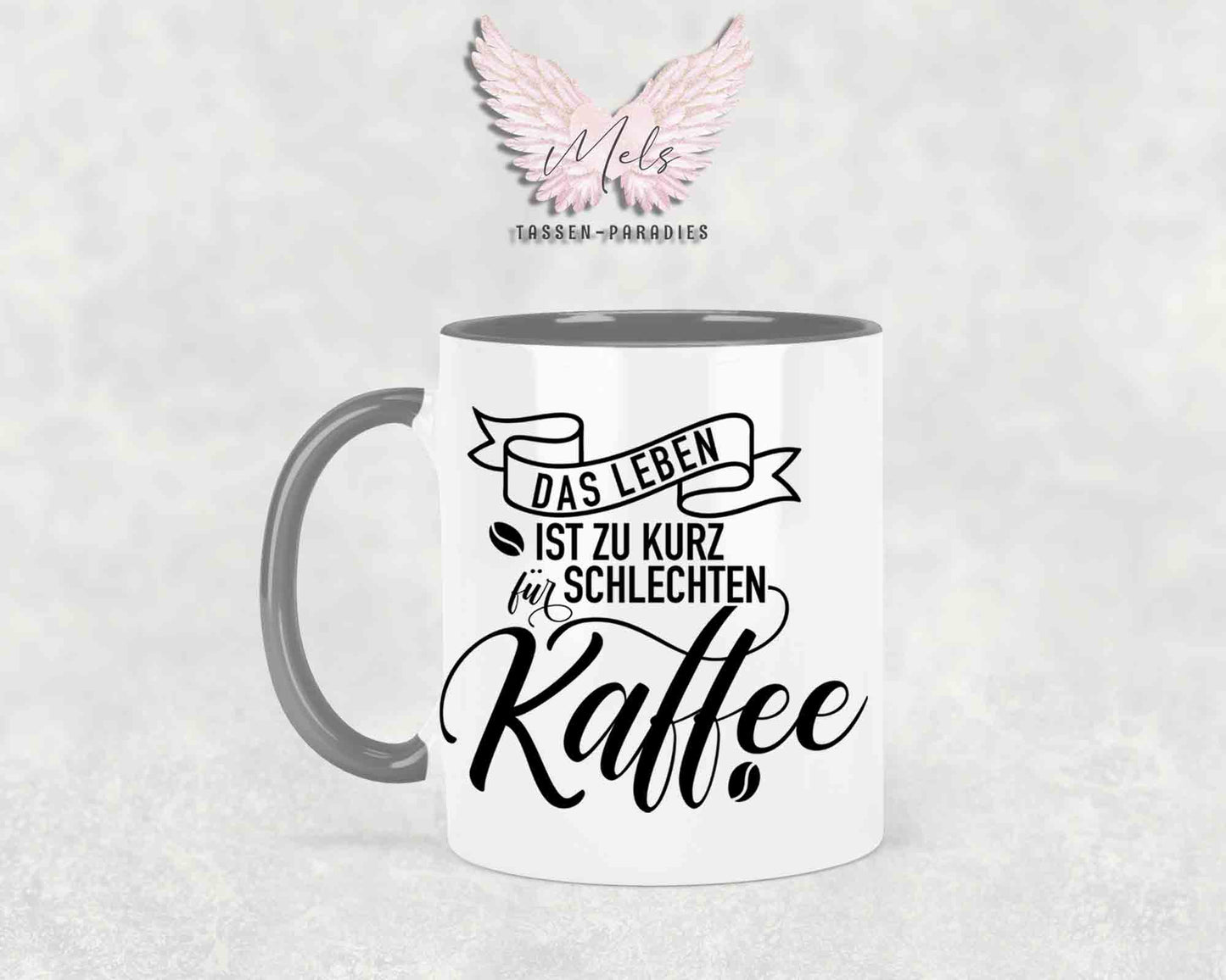 Das Leben ist ... - mit Bild - Personalisierte Tassen mit und ohne Name