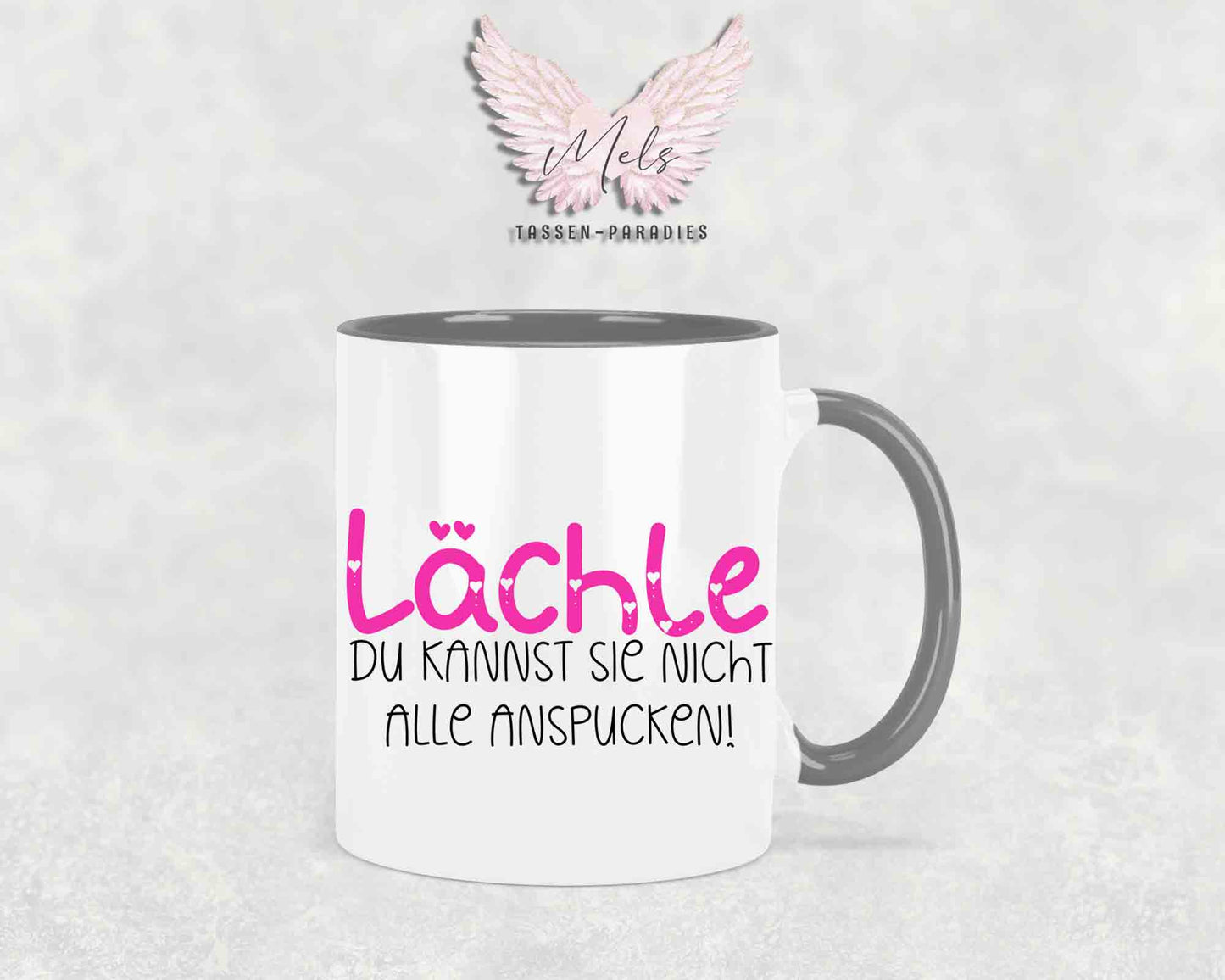 Lächle du kannst... - mit Bild - Personalisierte Tassen mit und ohne Name