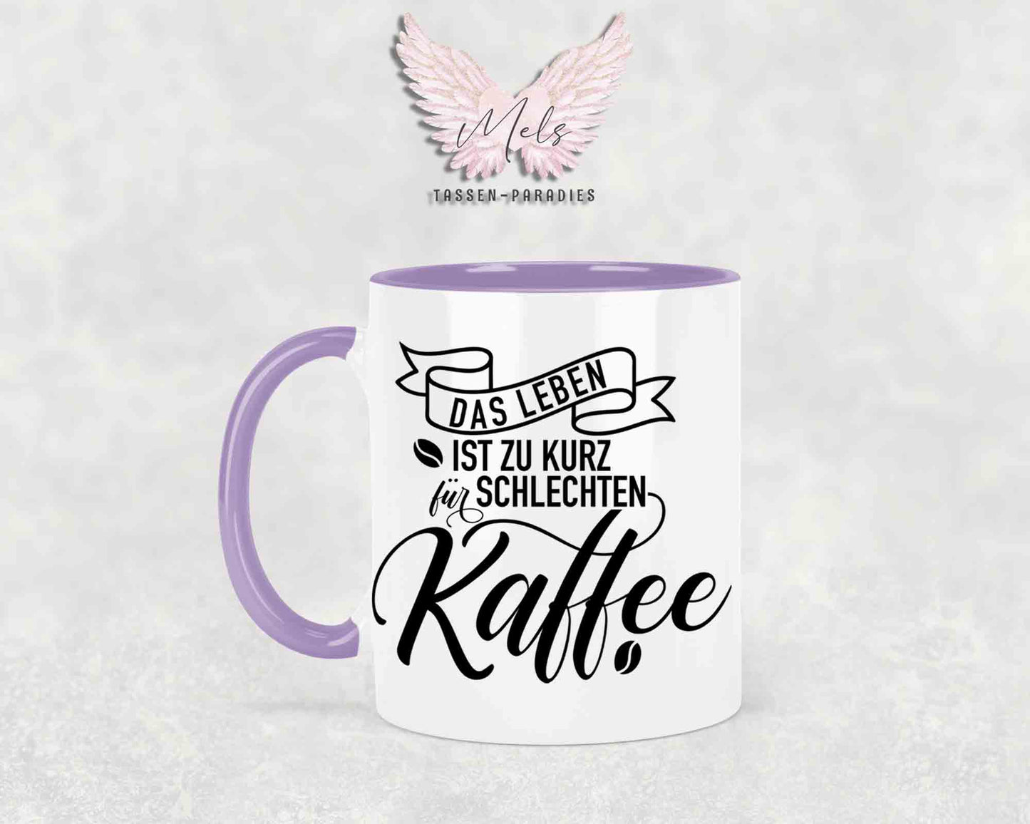 Das Leben ist ... - mit Bild - Personalisierte Tassen mit und ohne Name