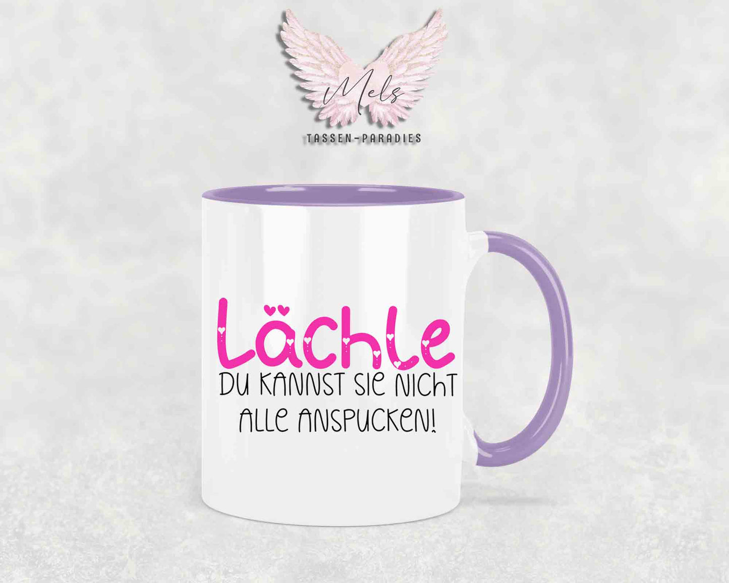 Lächle du kannst... - mit Bild - Personalisierte Tassen mit und ohne Name