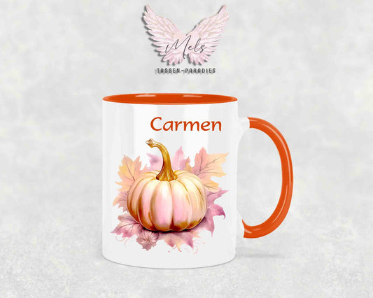 Herbst 1 - mit Bild - Personalisierte Tassen mit und ohne Name