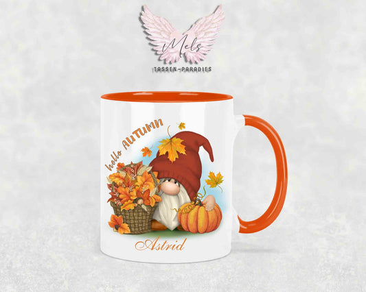 Herbst 9 - mit Bild - Personalisierte Tassen mit und ohne Name