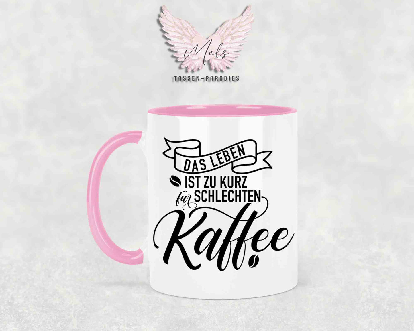 Das Leben ist ... - mit Bild - Personalisierte Tassen mit und ohne Name