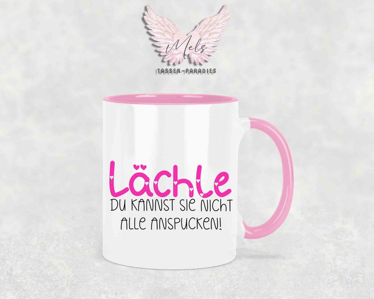 Lächle du kannst... - mit Bild - Personalisierte Tassen mit und ohne Name