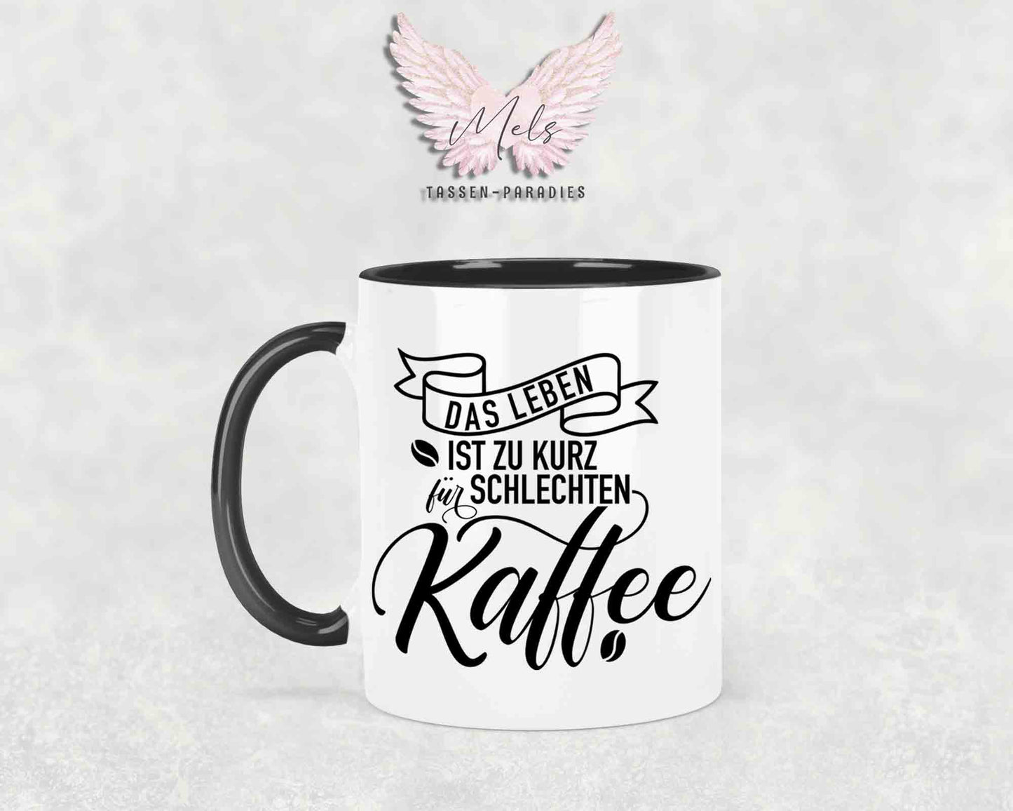 Das Leben ist ... - mit Bild - Personalisierte Tassen mit und ohne Name