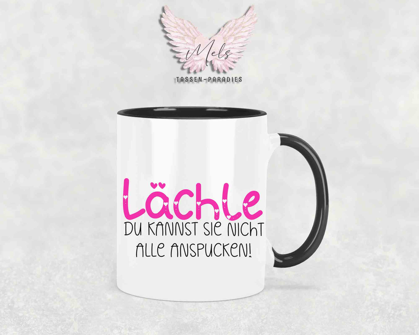 Lächle du kannst... - mit Bild - Personalisierte Tassen mit und ohne Name