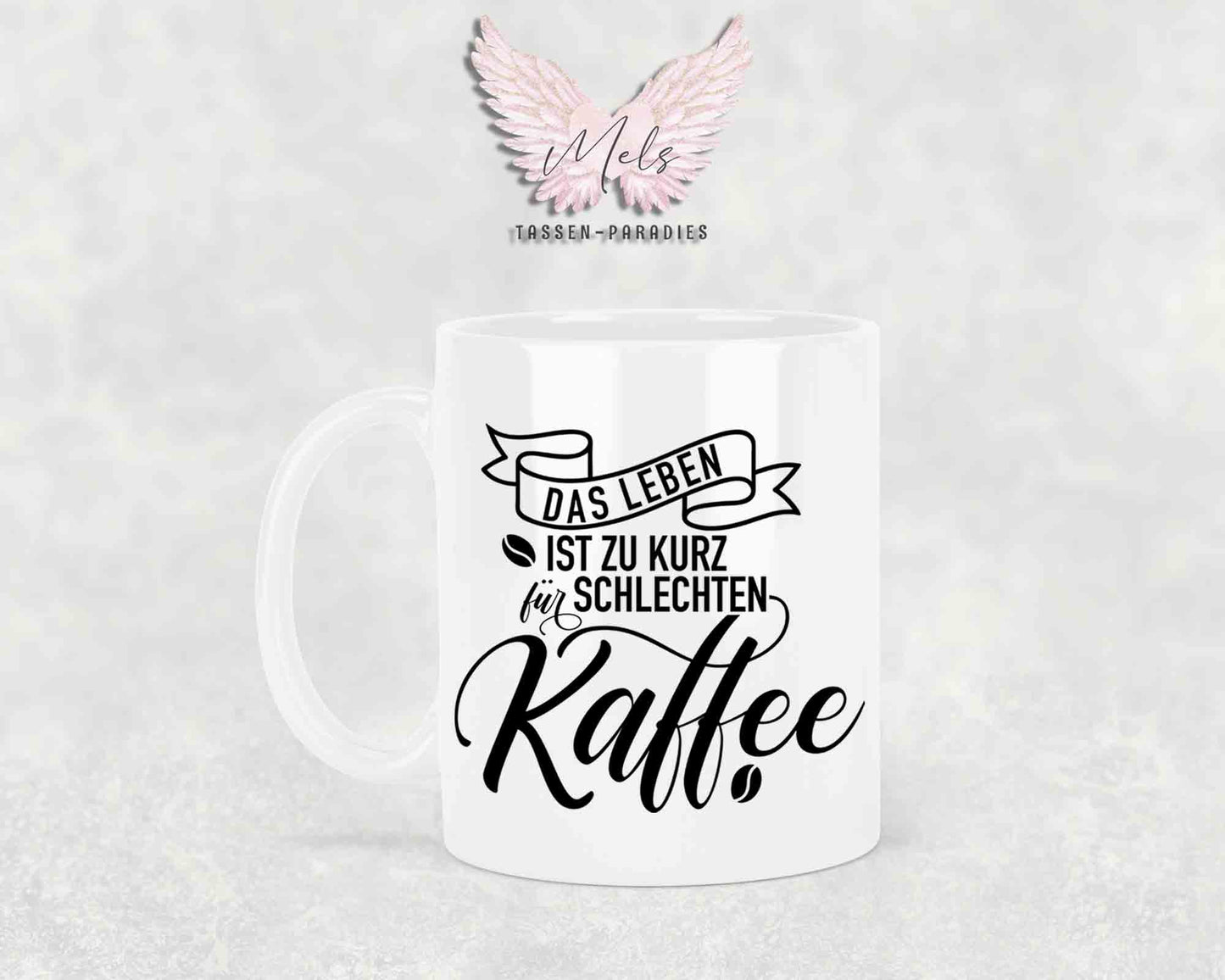 Das Leben ist ... - mit Bild - Personalisierte Tassen mit und ohne Name