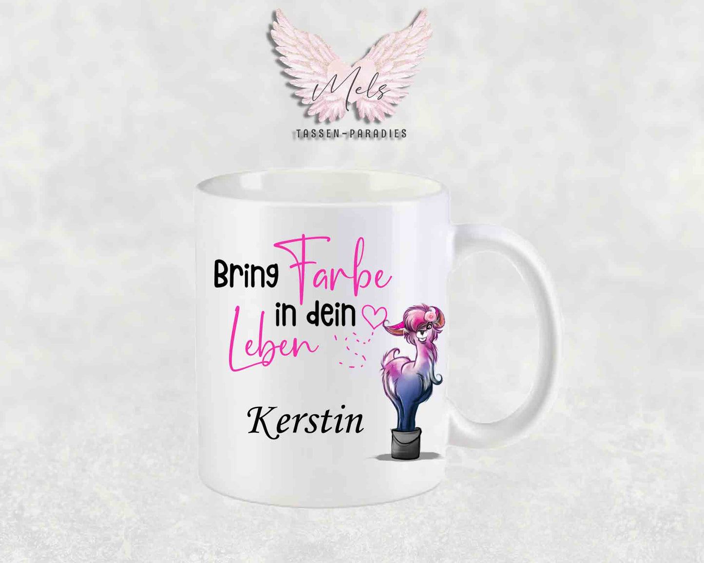 Bring Farbe... - mit Bild - Personalisierte Tassen mit und ohne Name