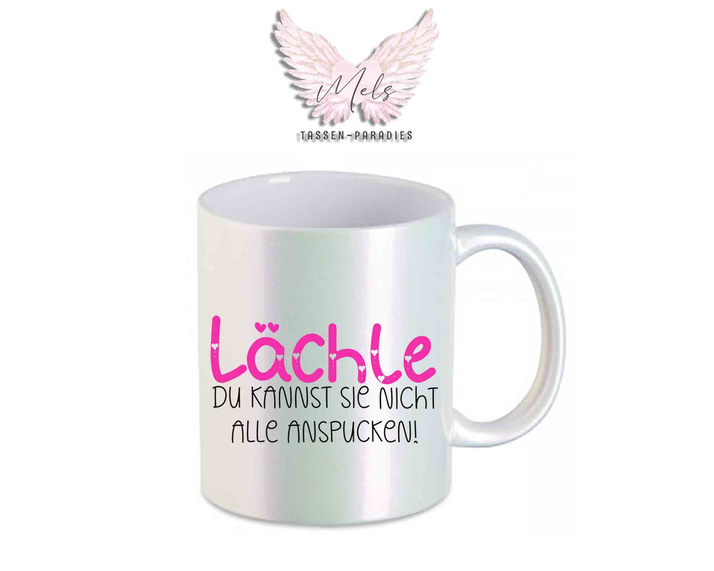 Lächle du kannst... - mit Bild - Personalisierte Tassen mit und ohne Name