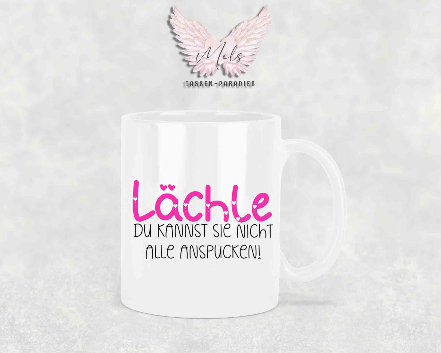 Lächle du kannst... - mit Bild - Personalisierte Tassen mit und ohne Name
