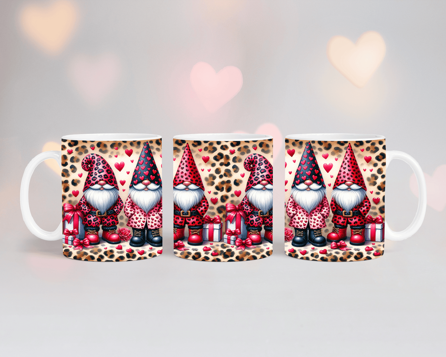 Thermobecher/Tumbler/Tasse Love – 3 Genom, Rot & Geschenk