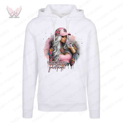 Hoodie mit Statement-Print – "DON´T WORRY!"