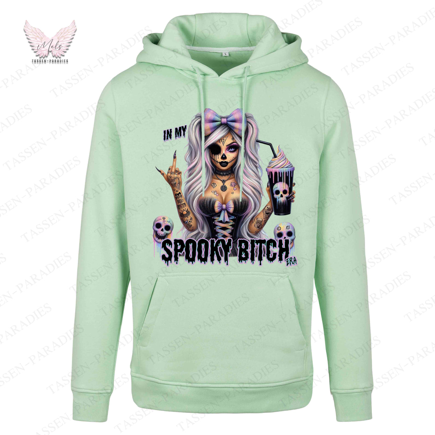 Hoodie mit Statement-Print – "IN MY SPOOKY BITCH ERA"