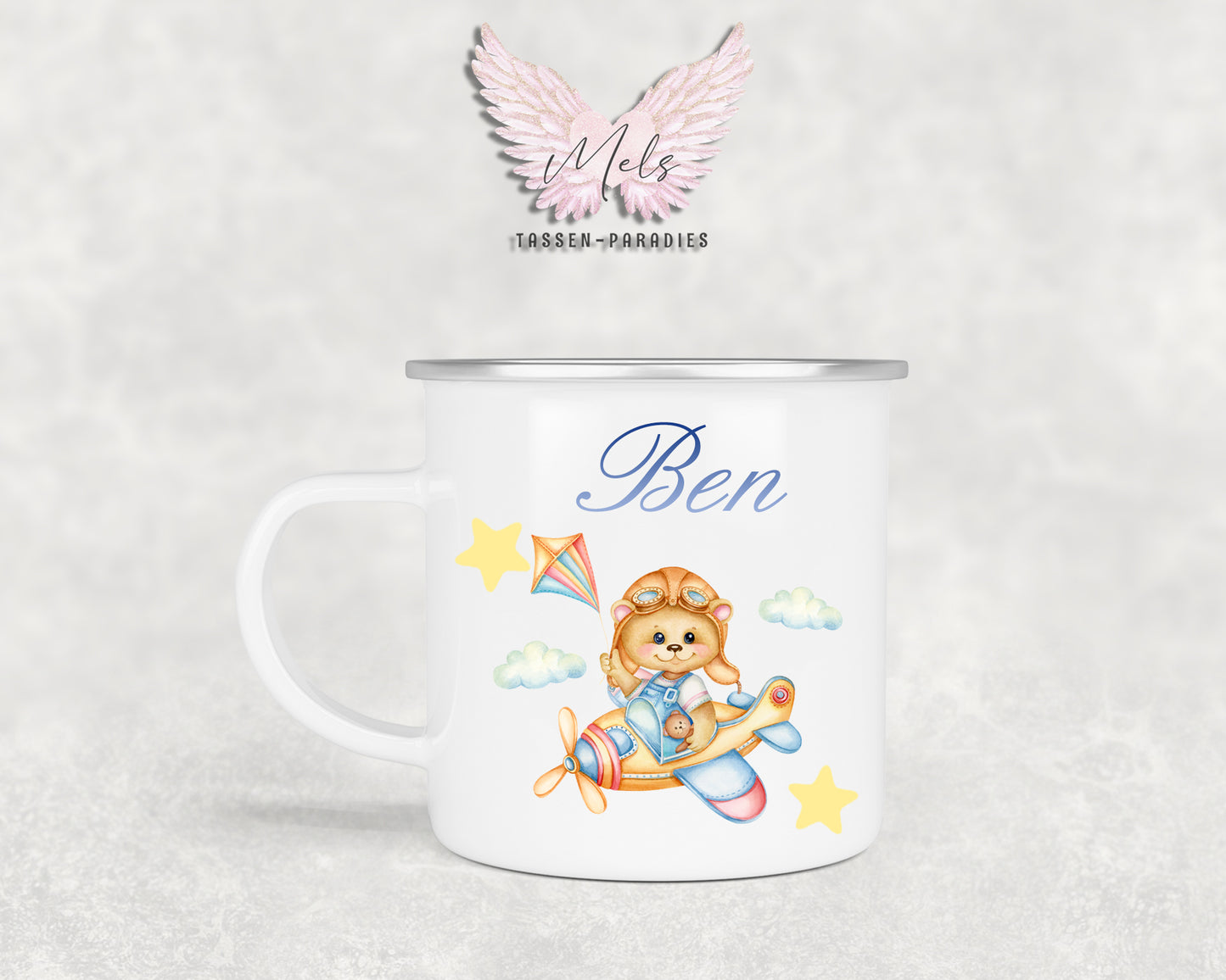 Personalisierte Kinder Tasse Bärchen 1 - mit und ohne Name