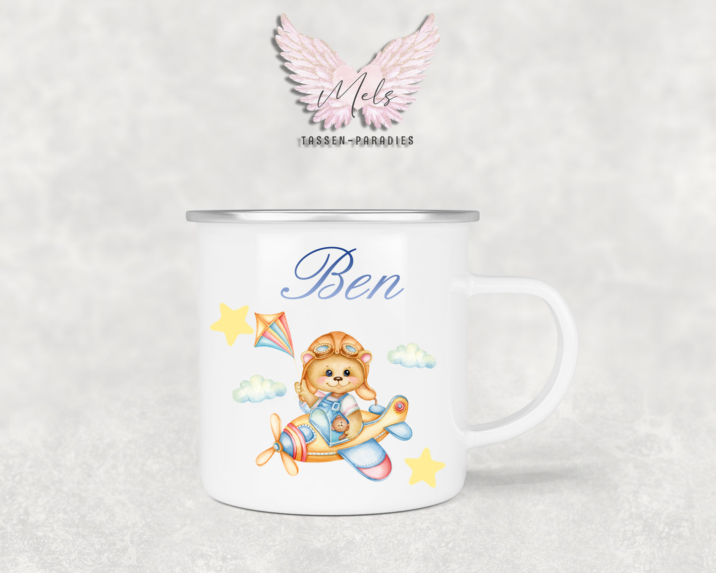 Personalisierte Kinder Tasse Bärchen 1 - mit und ohne Name