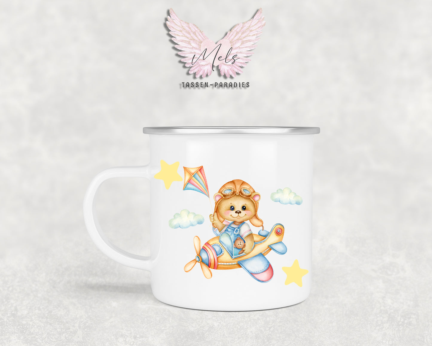 Personalisierte Kinder Tasse Bärchen 1 - mit und ohne Name