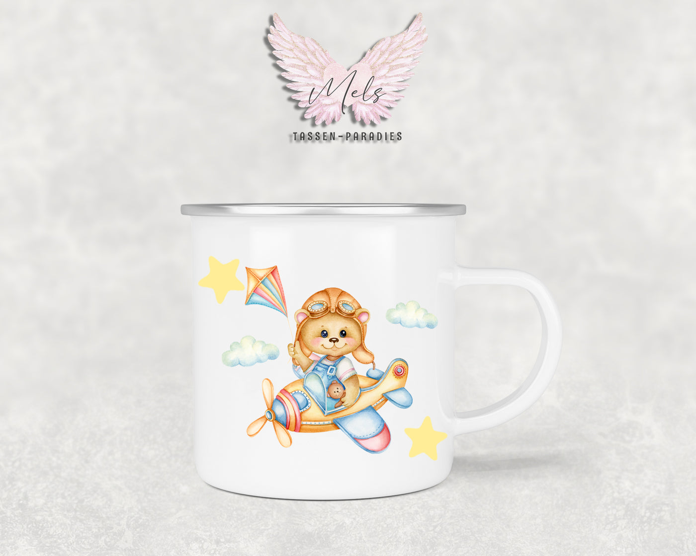 Personalisierte Kinder Tasse Bärchen 1 - mit und ohne Name