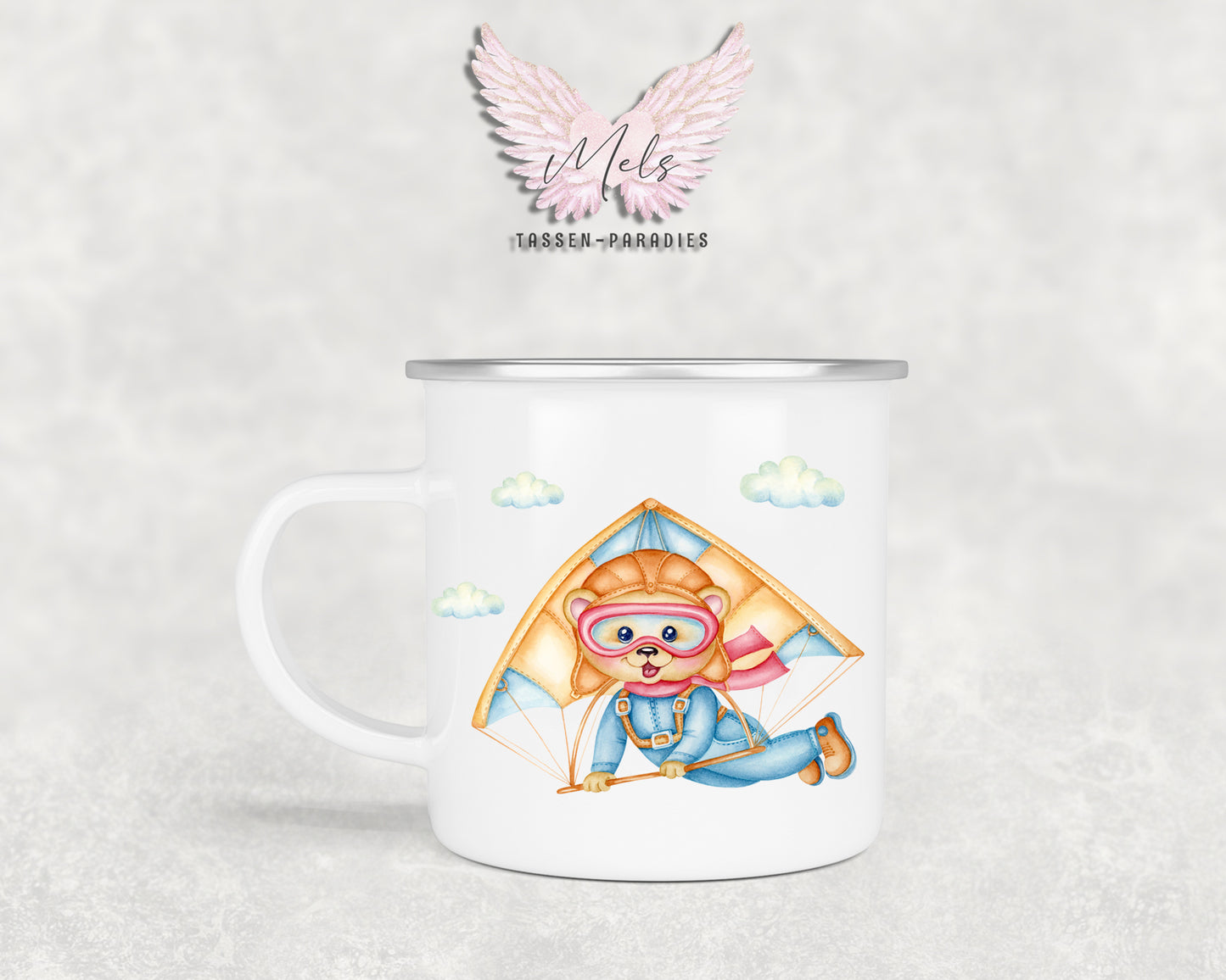 Personalisierte Kinder Tasse Bärchen 10 - mit und ohne Name