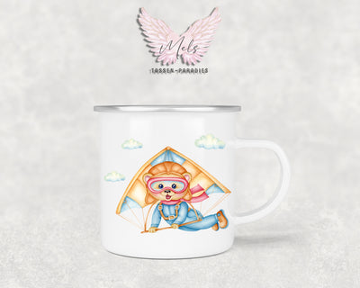 Personalisierte Kinder Tasse Bärchen 10 - mit und ohne Name
