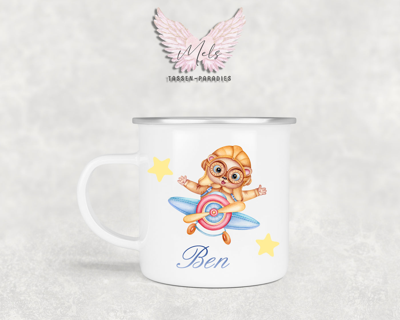 Personalisierte Kinder Tasse Bärchen 2 - mit und ohne Name