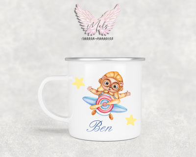 Personalisierte Kinder Tasse Bärchen 2 - mit und ohne Name