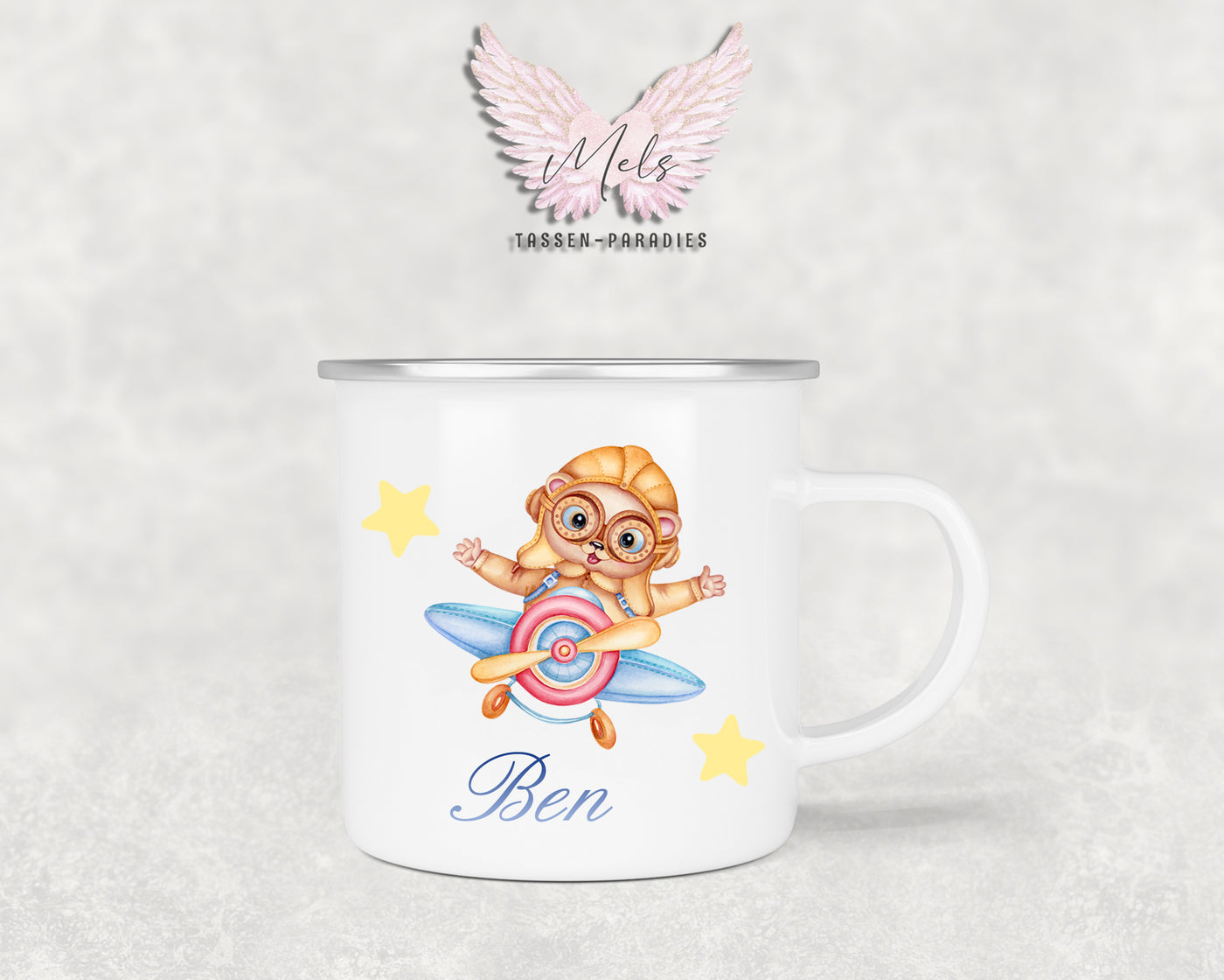 Personalisierte Kinder Tasse Bärchen 2 - mit und ohne Name