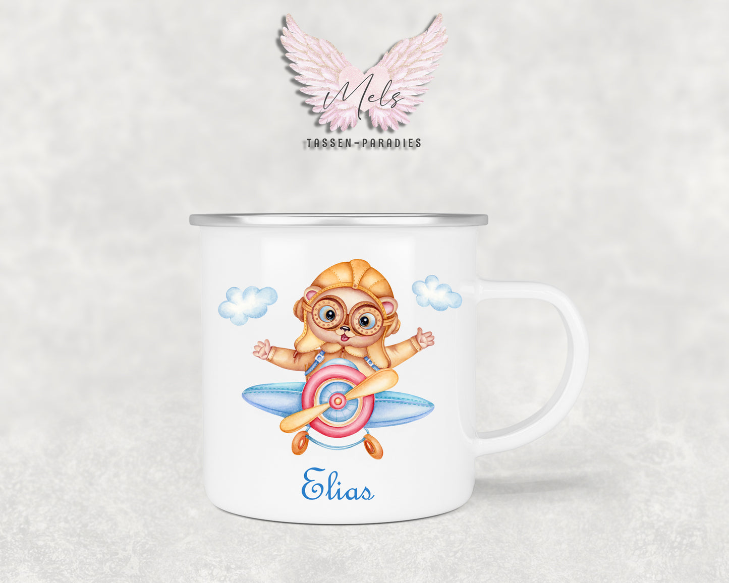 Personalisierte Kinder Tasse Bärchen 3 - mit und ohne Name