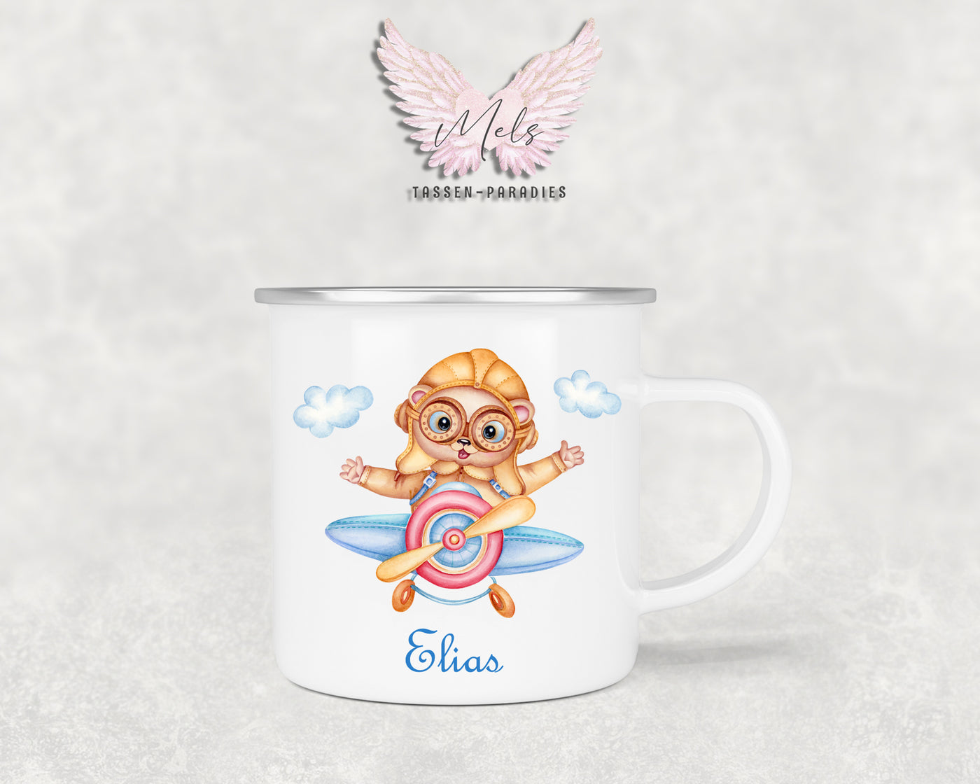 Personalisierte Kinder Tasse Bärchen 3 - mit und ohne Name