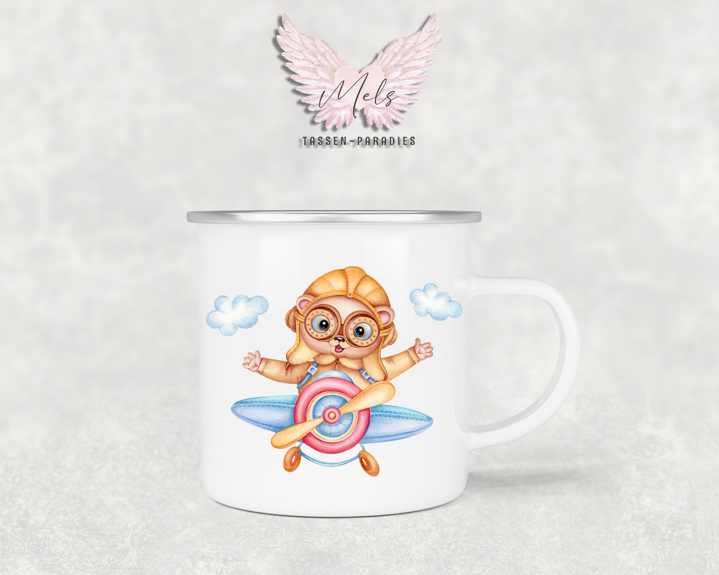 Personalisierte Kinder Tasse Bärchen 3 - mit und ohne Name