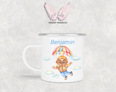 Personalisierte Kinder Tasse Bärchen 8 - mit und ohne Name