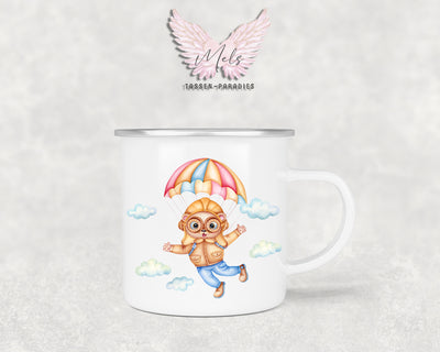 Personalisierte Kinder Tasse Bärchen 8 - mit und ohne Name