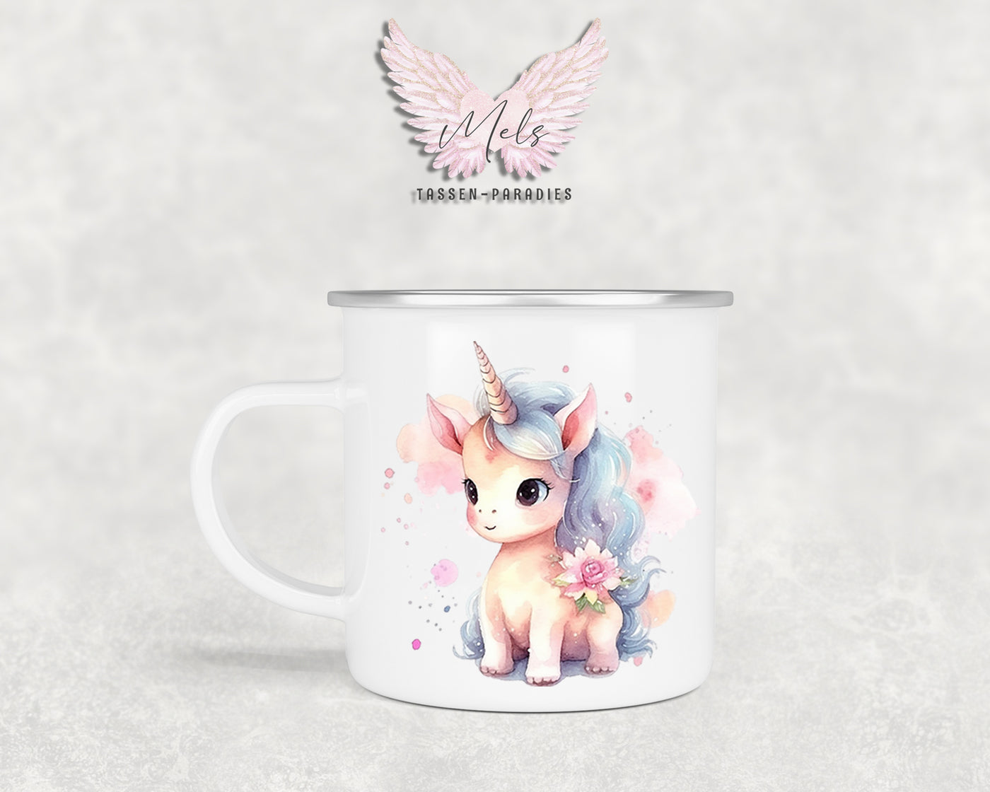 Personalisierte Kinder Tasse Einhorn 1 - mit und ohne Name