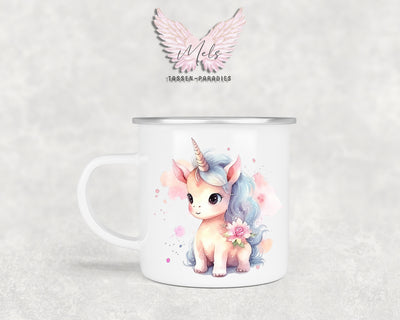 Personalisierte Kinder Tasse Einhorn 1 - mit und ohne Name