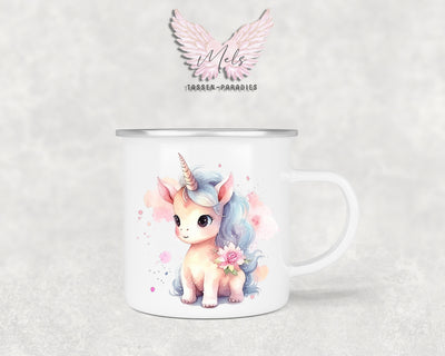 Personalisierte Kinder Tasse Einhorn 1 - mit und ohne Name