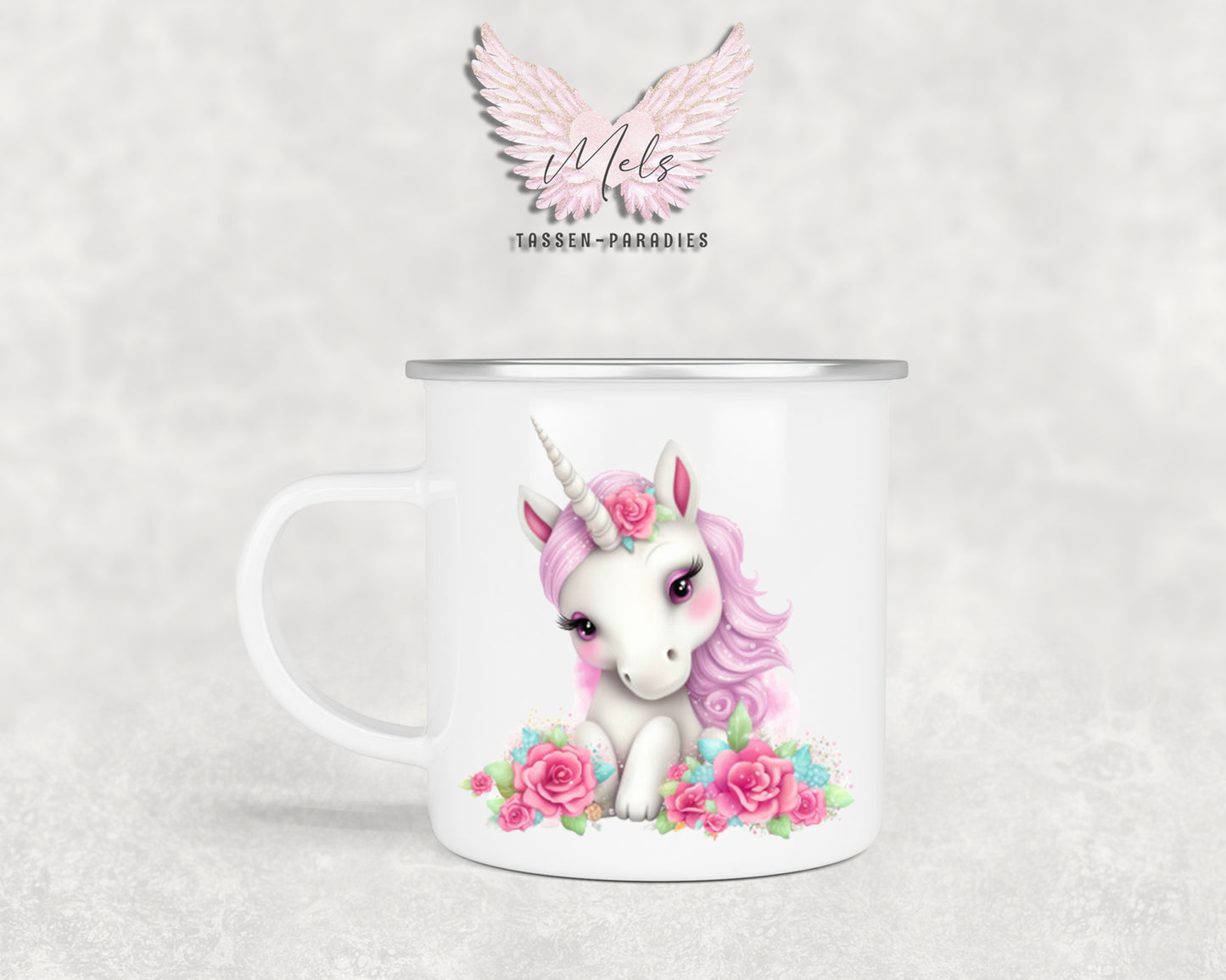 Personalisierte Kinder Tasse Einhorn 10 - mit und ohne Name