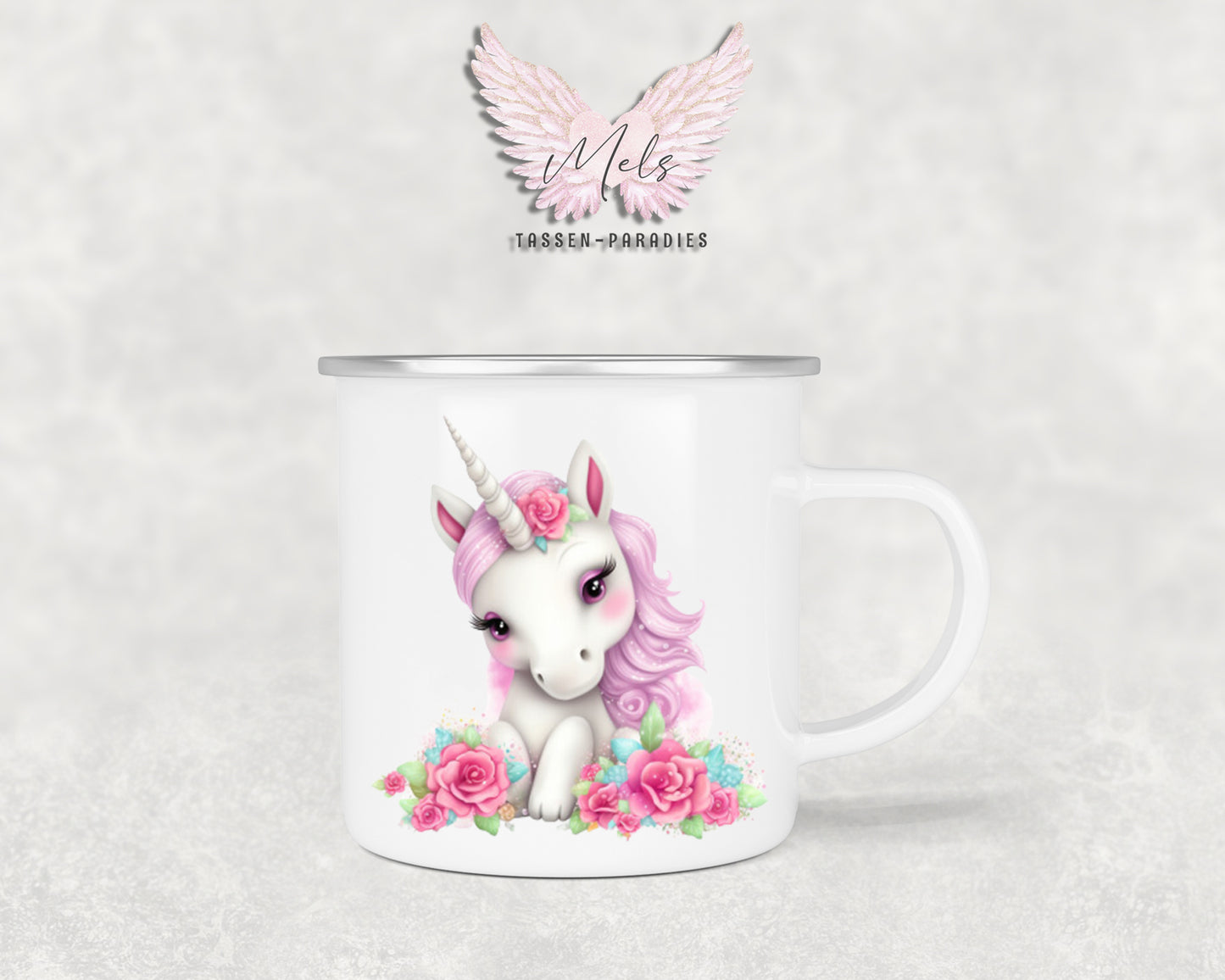 Personalisierte Kinder Tasse Einhorn 10 - mit und ohne Name