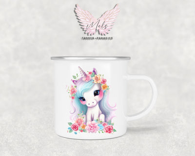 Personalisierte Kinder Tasse Einhorn 11 - mit und ohne Name