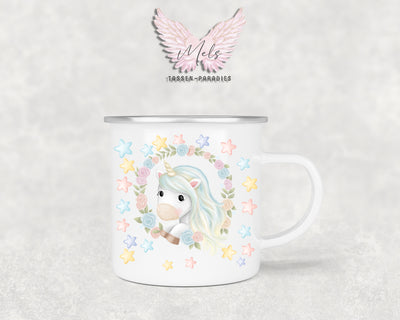 Personalisierte Kinder Tasse Einhorn 13 - mit und ohne Name