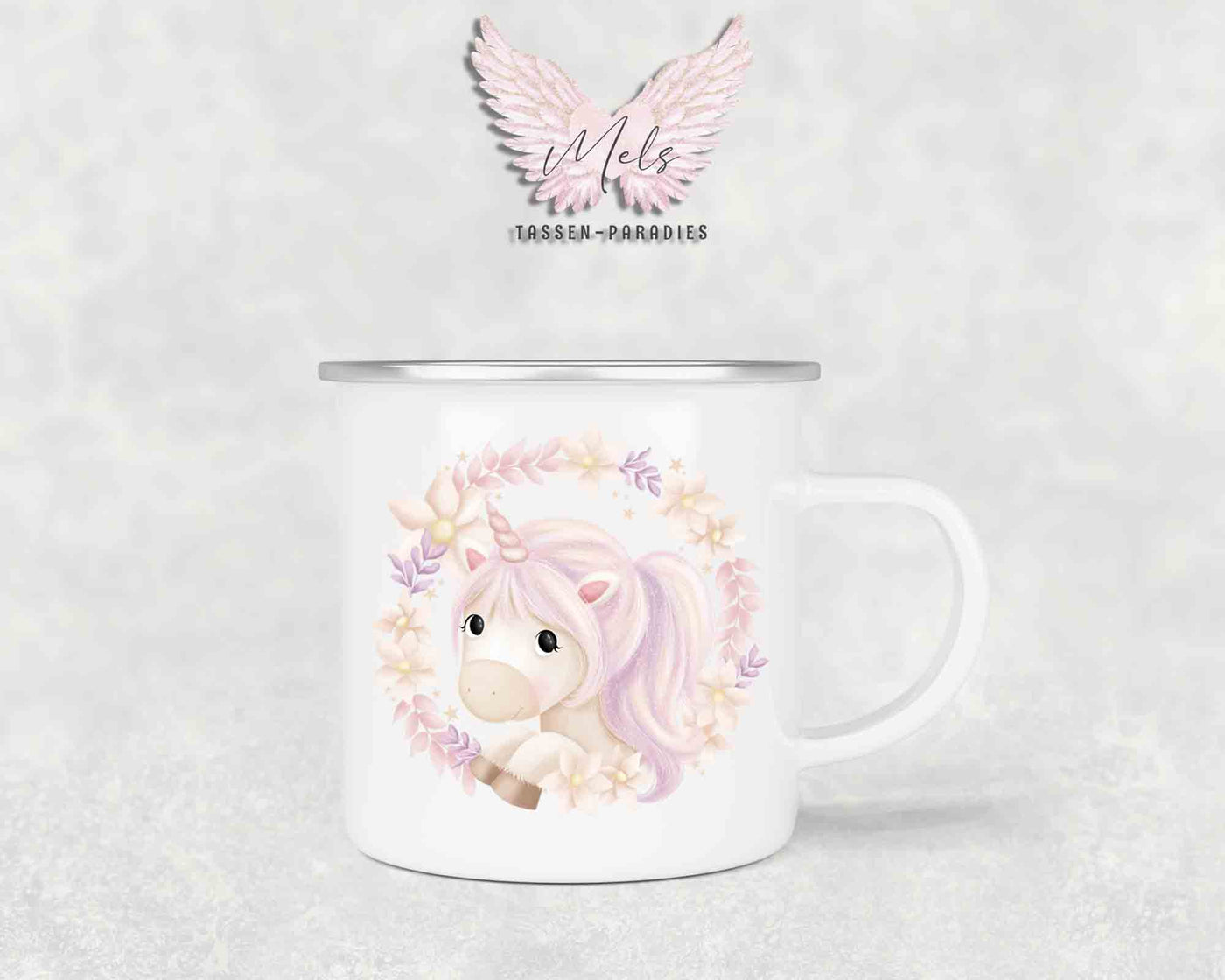Personalisierte Kinder Tasse Einhorn 15 - mit und ohne Name