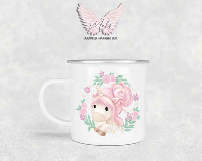 Personalisierte Kinder Tasse Einhorn 16 - mit und ohne Name