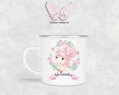 Personalisierte Kinder Tasse Einhorn 16 - mit und ohne Name
