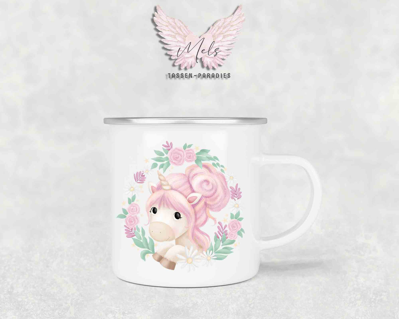 Personalisierte Kinder Tasse Einhorn 16 - mit und ohne Name