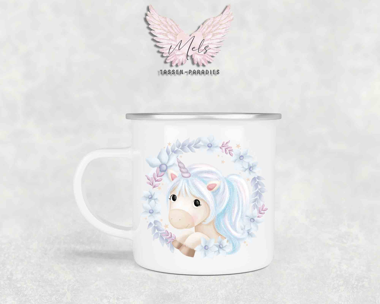 Personalisierte Kinder Tasse Einhorn 17 - mit und ohne Name