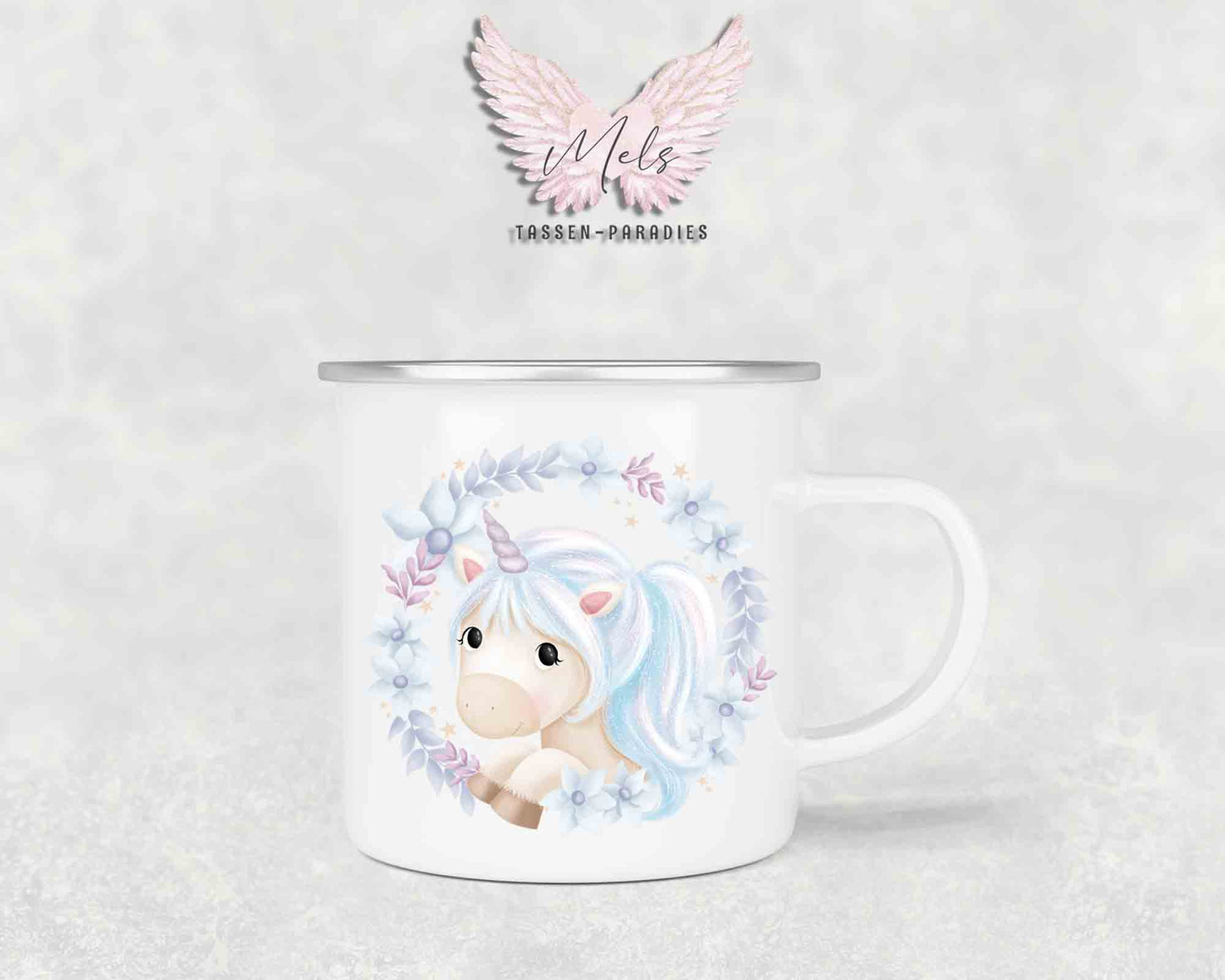 Personalisierte Kinder Tasse Einhorn 17 - mit und ohne Name