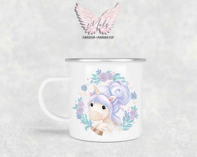Personalisierte Kinder Tasse Einhorn 18 - mit und ohne Name