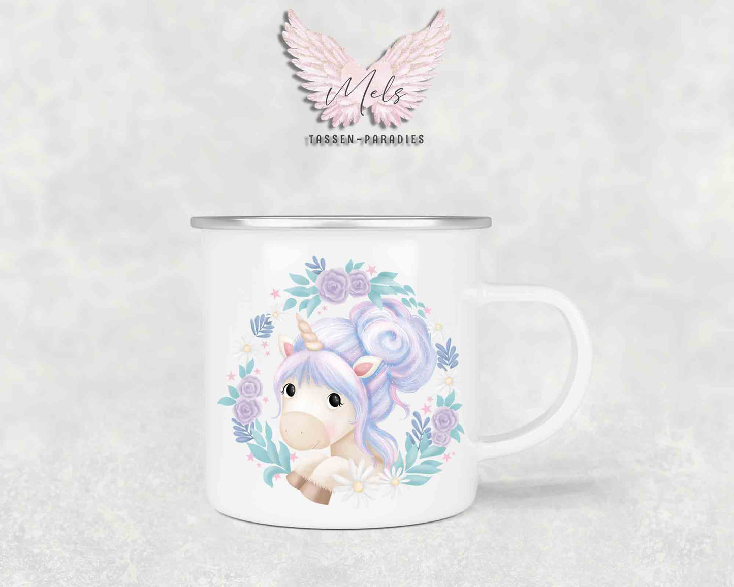 Personalisierte Kinder Tasse Einhorn 18 - mit und ohne Name