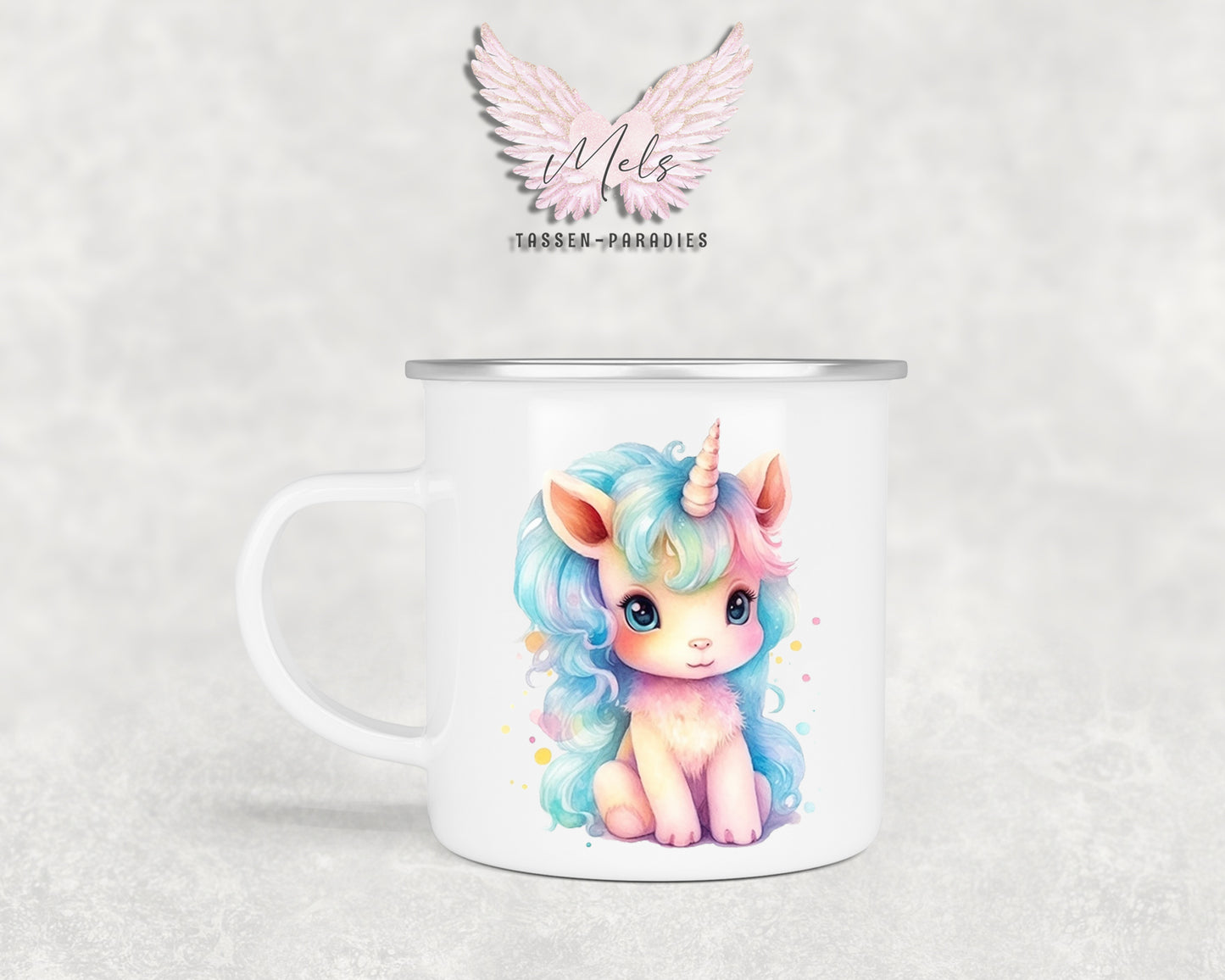 Personalisierte Kinder Tasse Einhorn 3 - mit und ohne Name