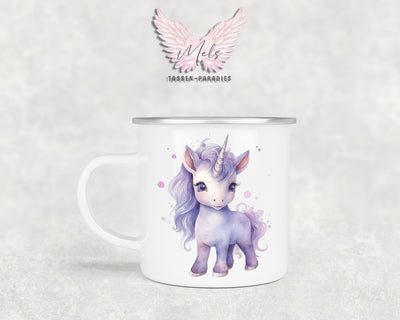 Personalisierte Kinder Tasse Einhorn 4 - mit und ohne Name